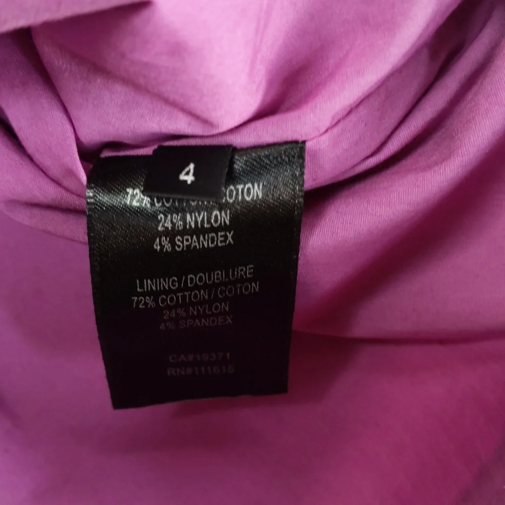 Robert Rodriguez lilac cocktail dress. Sz, 4 - Picture 7 of 9